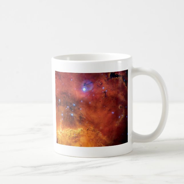 NGC 2467 Nebula - Telescope-foto för tuber i tuber Kaffemugg (Höger)
