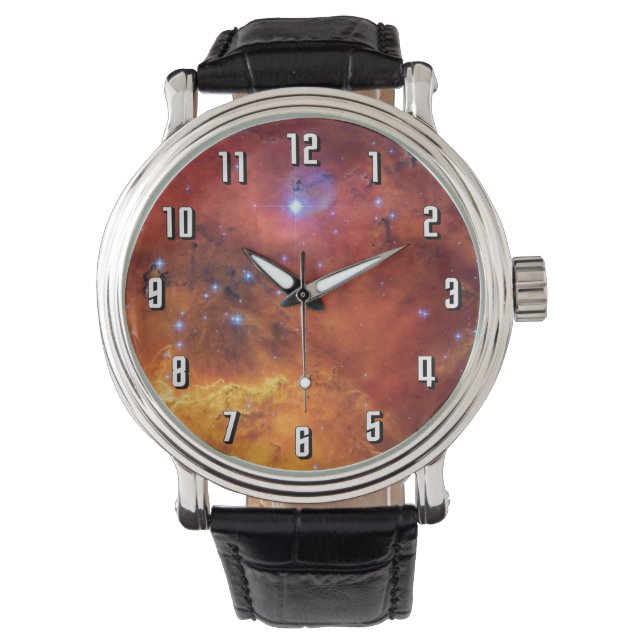 NGC 2467 nebulosan - Hubble Space Telescope foto Armbandsur (Framsida)