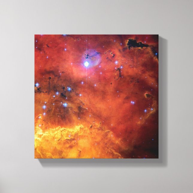 NGC 2467 nebulosan - Hubble Space Telescope Foto Canvastryck (Framsida)