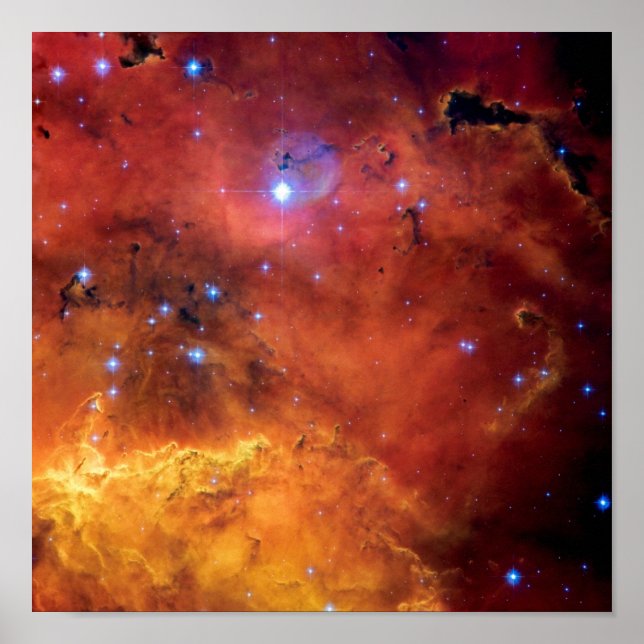 NGC 2467 nebulosan - Hubble Space Telescope Foto Poster (Framsidan)