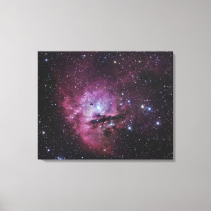NGC 281, utsläppnebulaen och öppna samla i en Canvastryck
