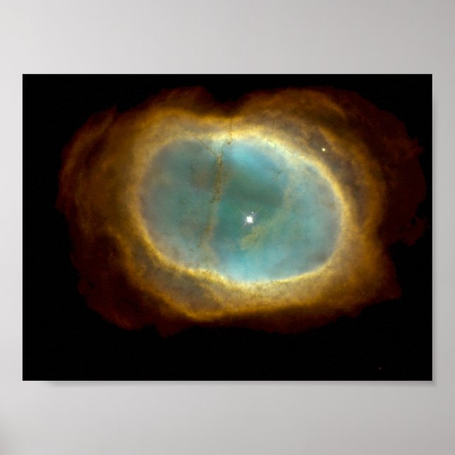 NGC 3132, åttaburst Nebula, södra Ring Nebula Poster (Framsidan)
