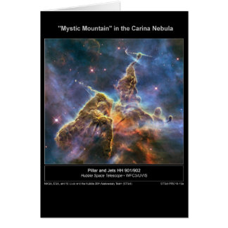 NGC-3372 "Mystic Mountain" Hälsningskort
