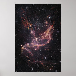 NGC 346 Star Cluster Inside a Nebula | JWST Poster