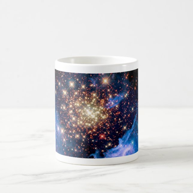 NGC 3603 stjärnhop - NASA Hubble rymdfoto Kaffemugg (Center)