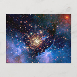NGC 3603 stjärnhop - NASA Hubble rymdfoto Vykort