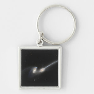 NGC 4676, också som är bekant som musgalaxerna Fyrkantig Silverfärgad Nyckelring