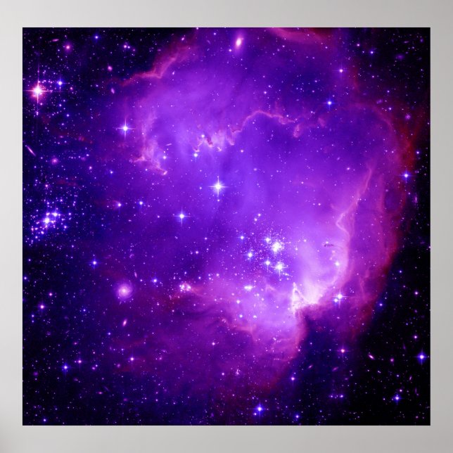 NGC 602 & bortom Poster (Framsidan)