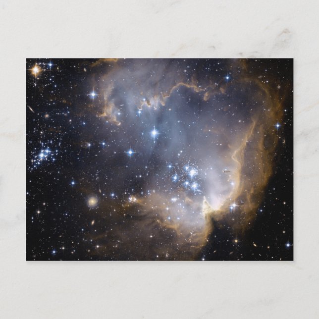 NGC 602 ljusa stjärnor NASA Vykort (Framsida)