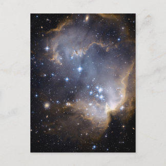 NGC 602 ljusa stjärnor NASA Vykort