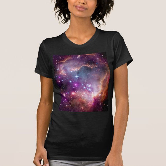 NGC 602 Stjärnbildning - NASA Hubble Rymdfoto Tee (Framsida)