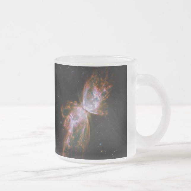 NGC 6302 , Bug Nebula, Butterfly Nebula Frostad Glasmugg (Höger)