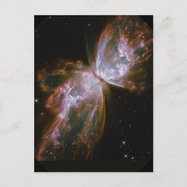 NGC 6302 Butterfly Nebula Vykort (Framsida)