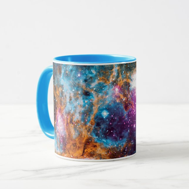 NGC 6357 Stjärnbildande region Färgrik rymdfoto Mugg (Framsida vänster)