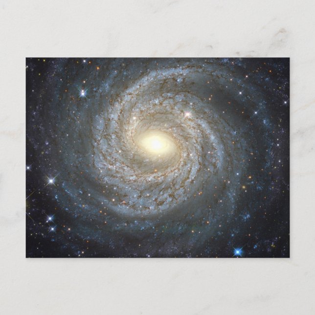 NGC 6814 Spiral Snowflake Galaxy Vykort (Framsida)