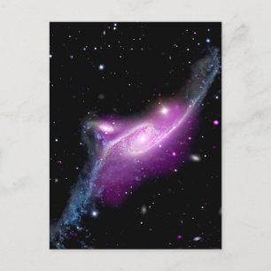 NGC 6872 Blackhole Galaxy Vykort