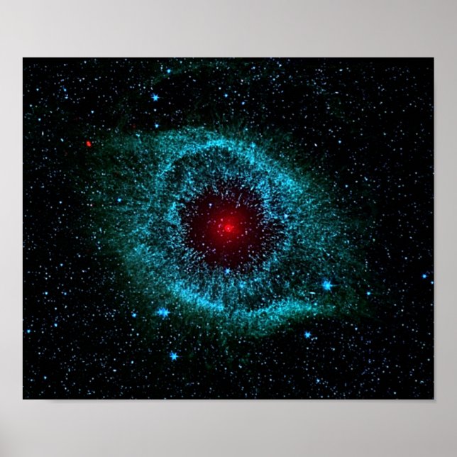 NGC 7293 Helix Nebula NASA Poster (Framsidan)