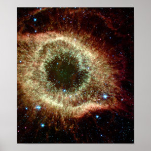 NGC 7293 spiralNebulaNASAEN Poster