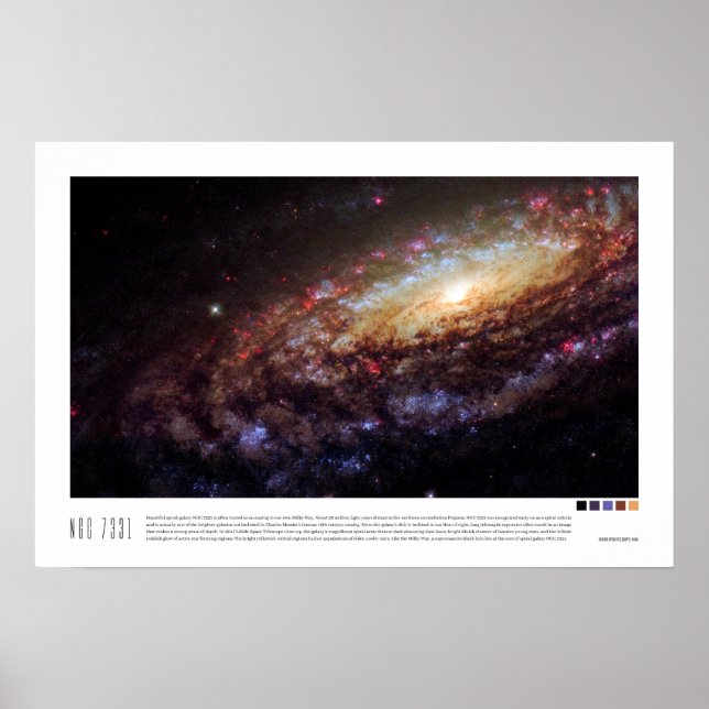 NGC 7331 (Caldwell 30) Poster (Framsidan)
