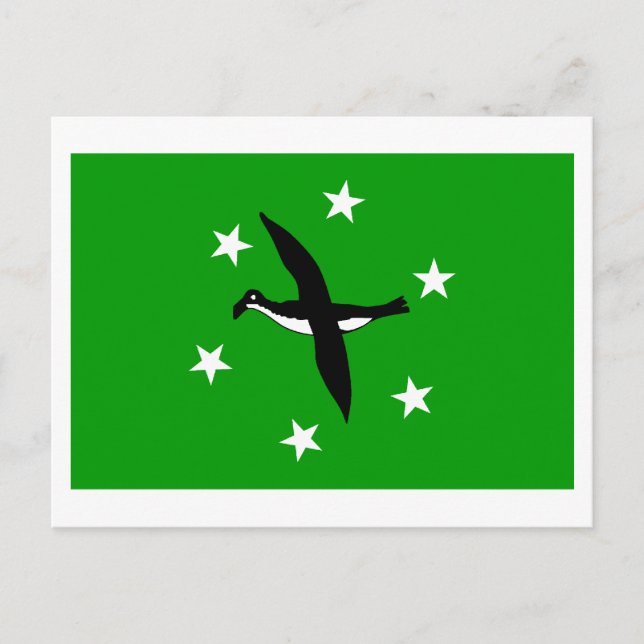 Ngchesar Flagga Vykort (Framsida)