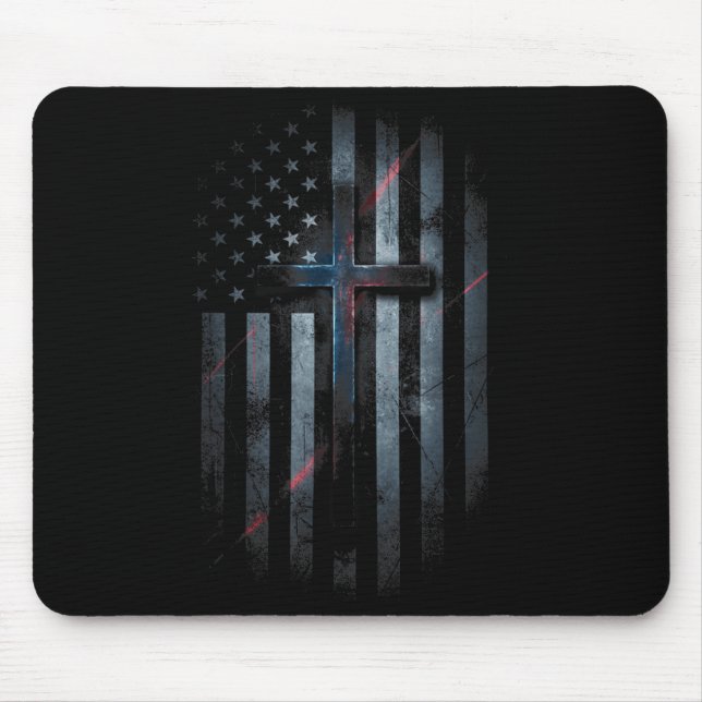 Nge American Flag And Cross Faith Family Dom Usa F Musmatta (Framsidan)