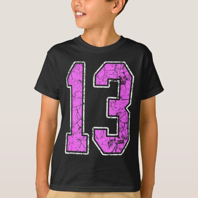Nge Nk And Nk Number 13 Jersey Player Uniform #13  T Shirt (Framsida)