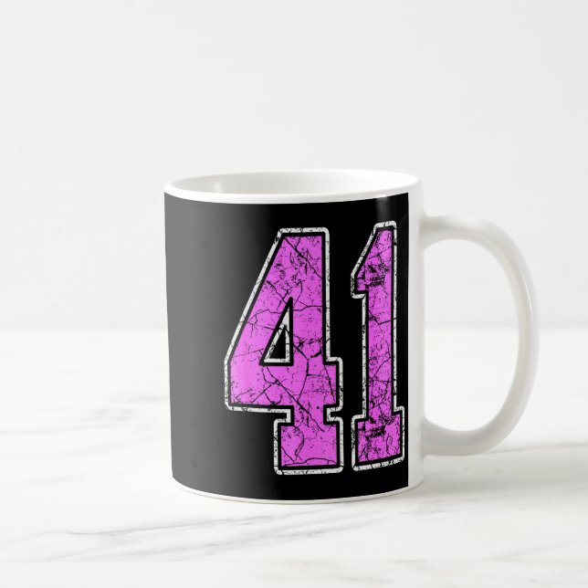 Nge Nk And Nk Number 41 Jersey Player Uniform #41  Kaffemugg (Höger)
