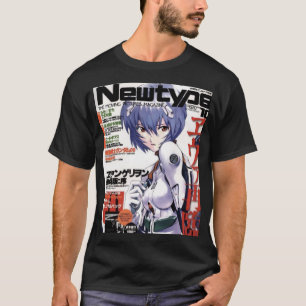 NGE - Rei Ayanami Magazine Cover   T Shirt