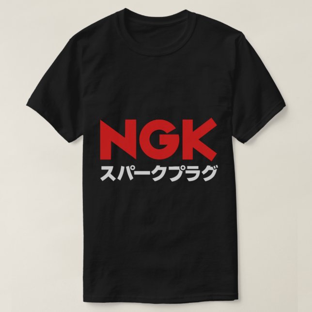 NGK Spark Plugs T Shirt (Design framsida)