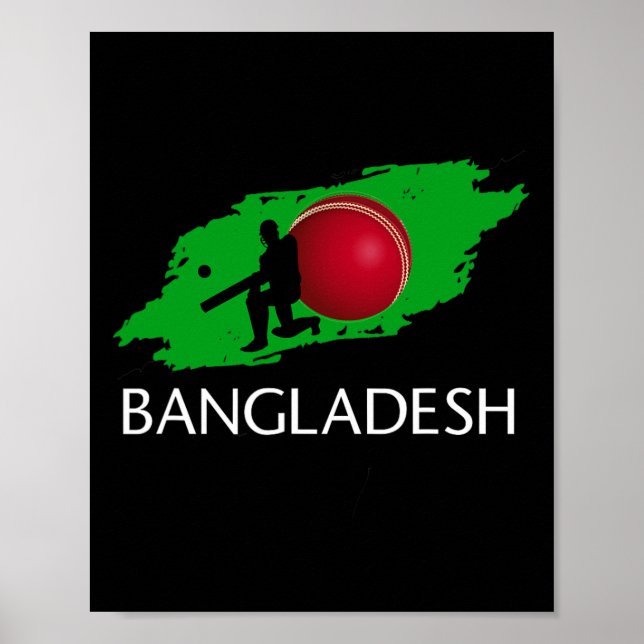 Ngladesh Cricket Tröja Tsman  Poster (Framsidan)