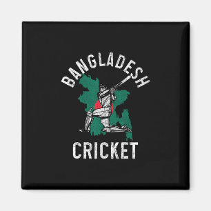 Ngladesh Cricketspelare Ngladeshisk Flagga Stolthe Magnet