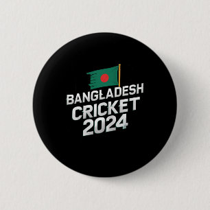 Ngladesh Flagga Cricket 2025 Fans Spelare Tränare  Knapp