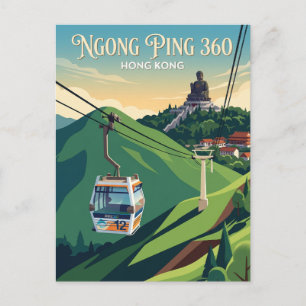 Ngong Ping 360 Hongkong Vykort