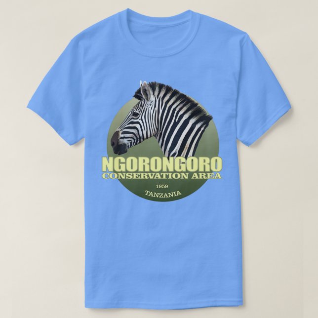 Ngorongoro Conservation Area ZebraWT2 T Shirt (Design framsida)