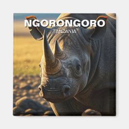 Ngorongoro Crater Tanzania-vykort Magnet