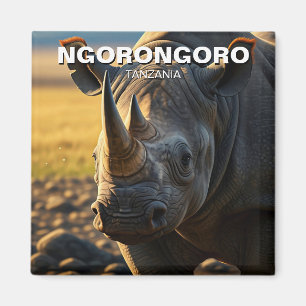 Ngorongoro Crater Tanzania-vykort Magnet
