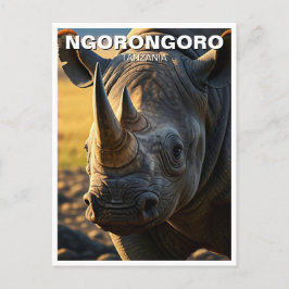 Ngorongoro Crater Tanzania-vykort Vykort