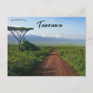Ngorongoro-kratern Tanzania Vykort