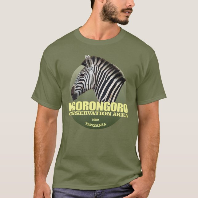 Ngorongoro (zebra) WT T Shirt (Framsida)