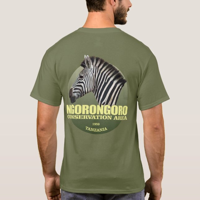 Ngorongoro (zebra) WT T Shirt (Baksida)