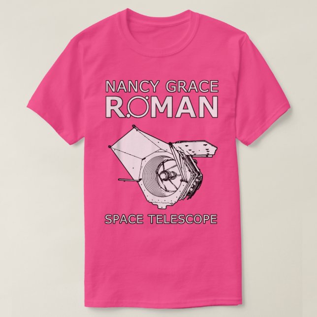 NGRST Nancy Grace Roman Space Telescope sketch (wh T Shirt (Design framsida)
