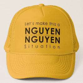 Nguyen/Nguyen lägetruckerkeps Truckerkeps