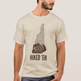 NH 4000-sidfötter med T-Shirt (brun Logotyp)