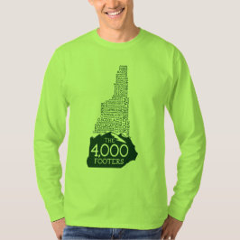 NH 4000-sidors Långärmad T-Shirt (Gröntens Logotyp