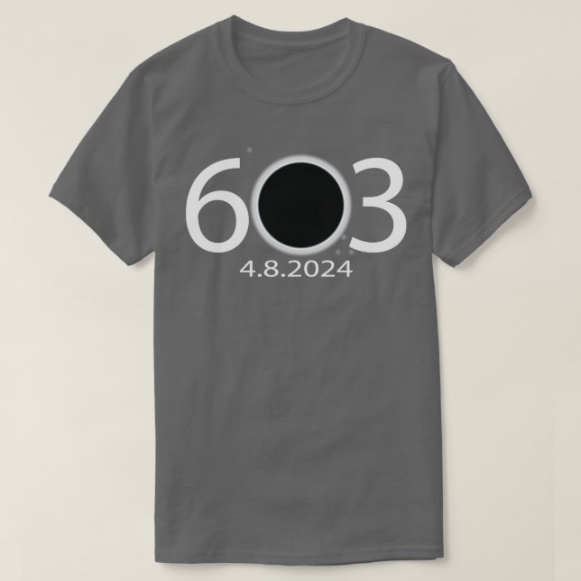 NH 603 Solar Eclipse T Shirt (Design framsida)