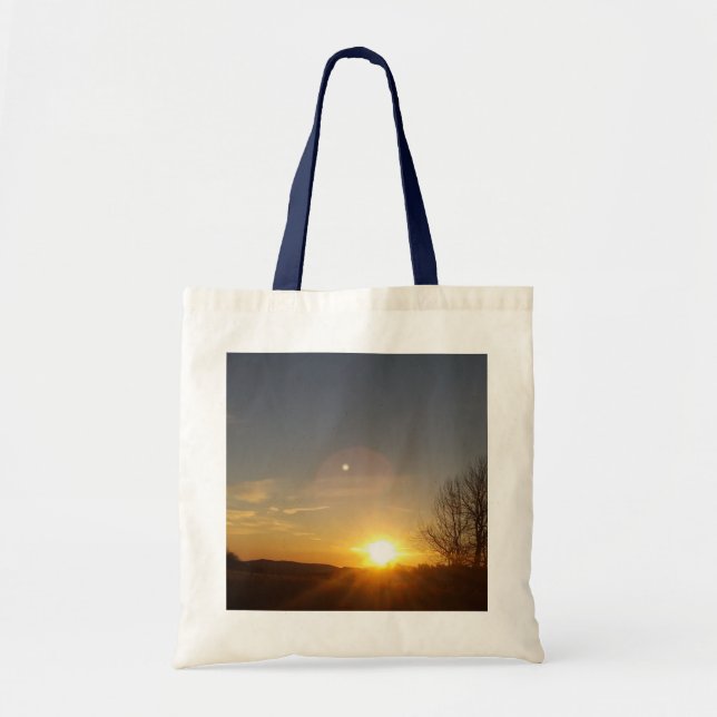 NH Sunset Tote Bag Tygkasse (Framsidan)