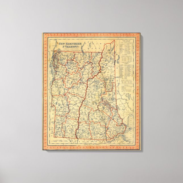 NH, Vt Canvastryck (Framsida)