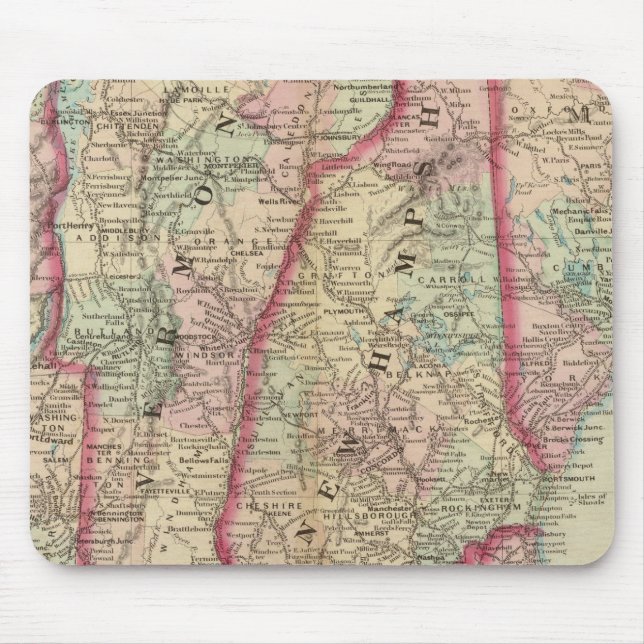 NH, Vt, massa, RI, conn Musmatta (Framsidan)