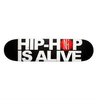 [NHI] Däck: HIP HOP ÄR VID LIV Skateboard Bräda 21,5 Cm