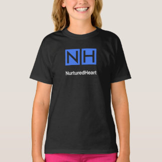 NHI Kids Black Tshirt med logotyp T Shirt